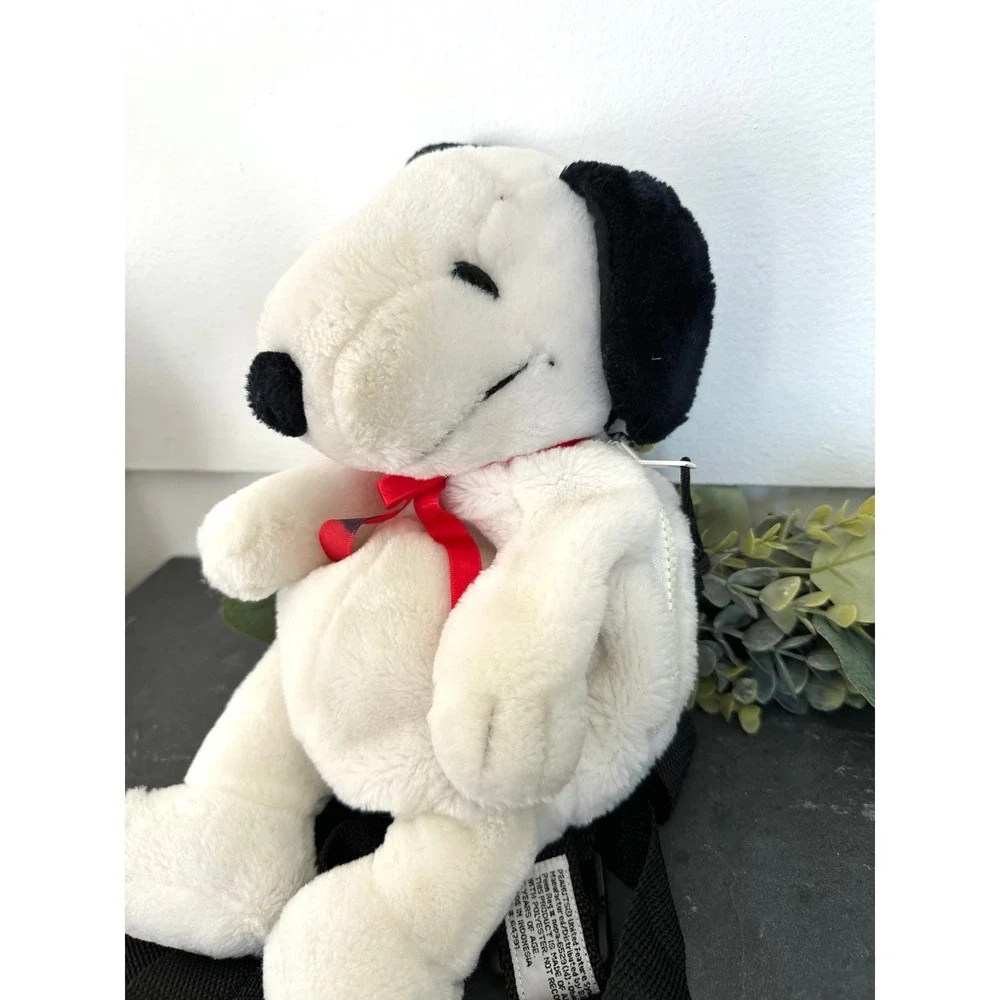 Snoopy Plush backpack purse Peanuts kidcore comic dog vintage adjustable strap